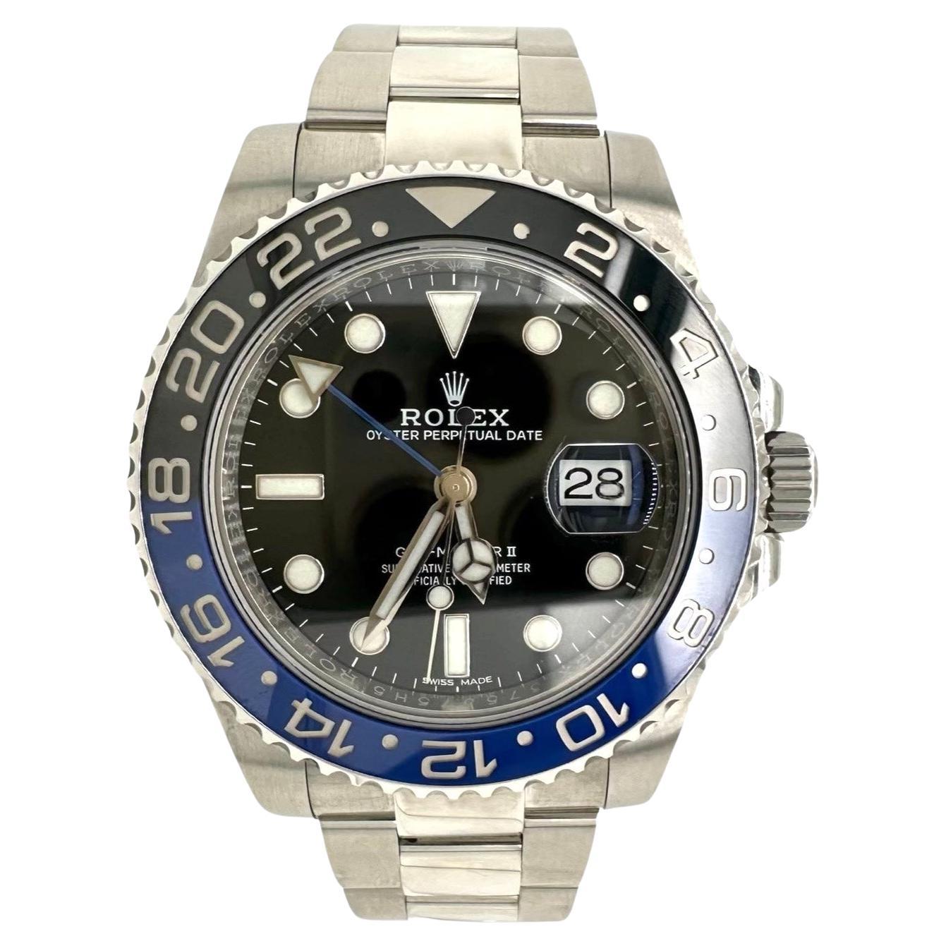 Rolex GMT Master II “Batman” REF 126710BLNR For Sale