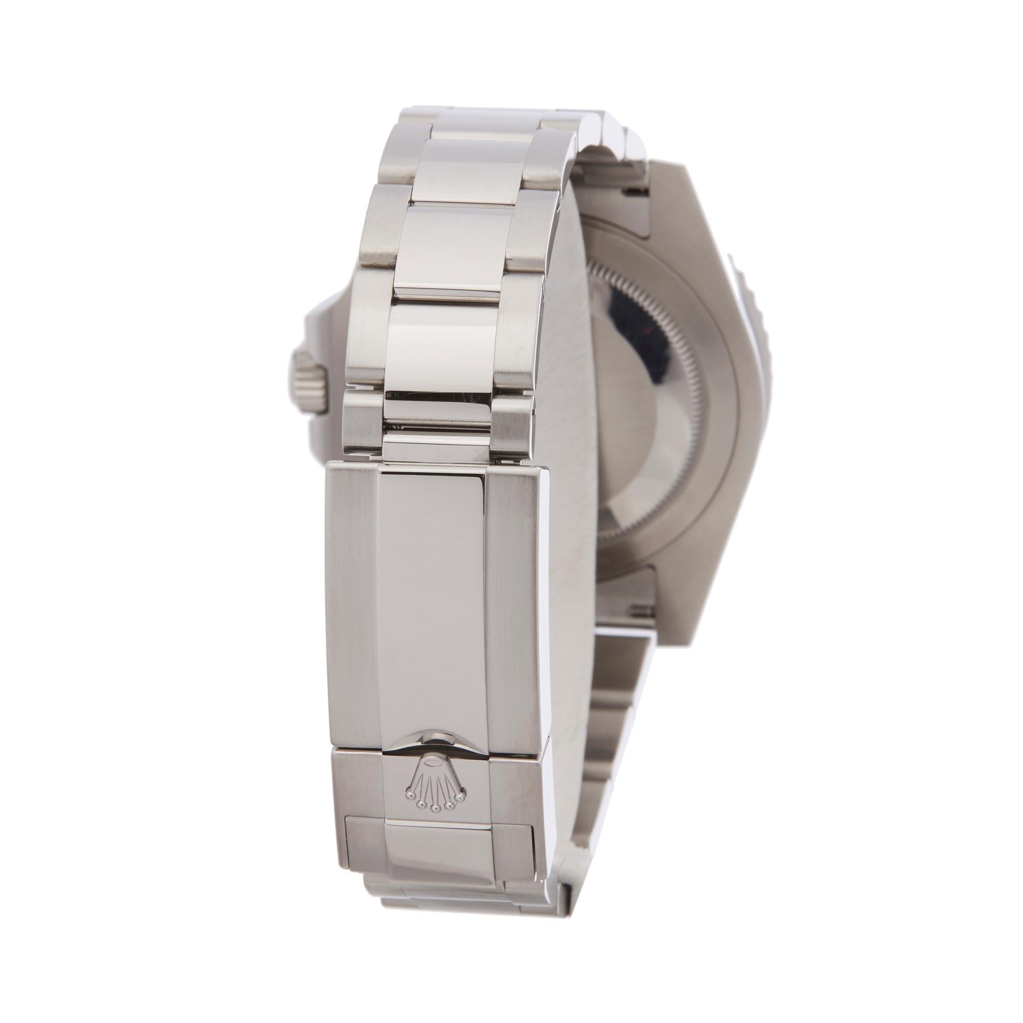 Men's Rolex GMT Master II Batman Stainless Steel 116710BLNR Wristwatch