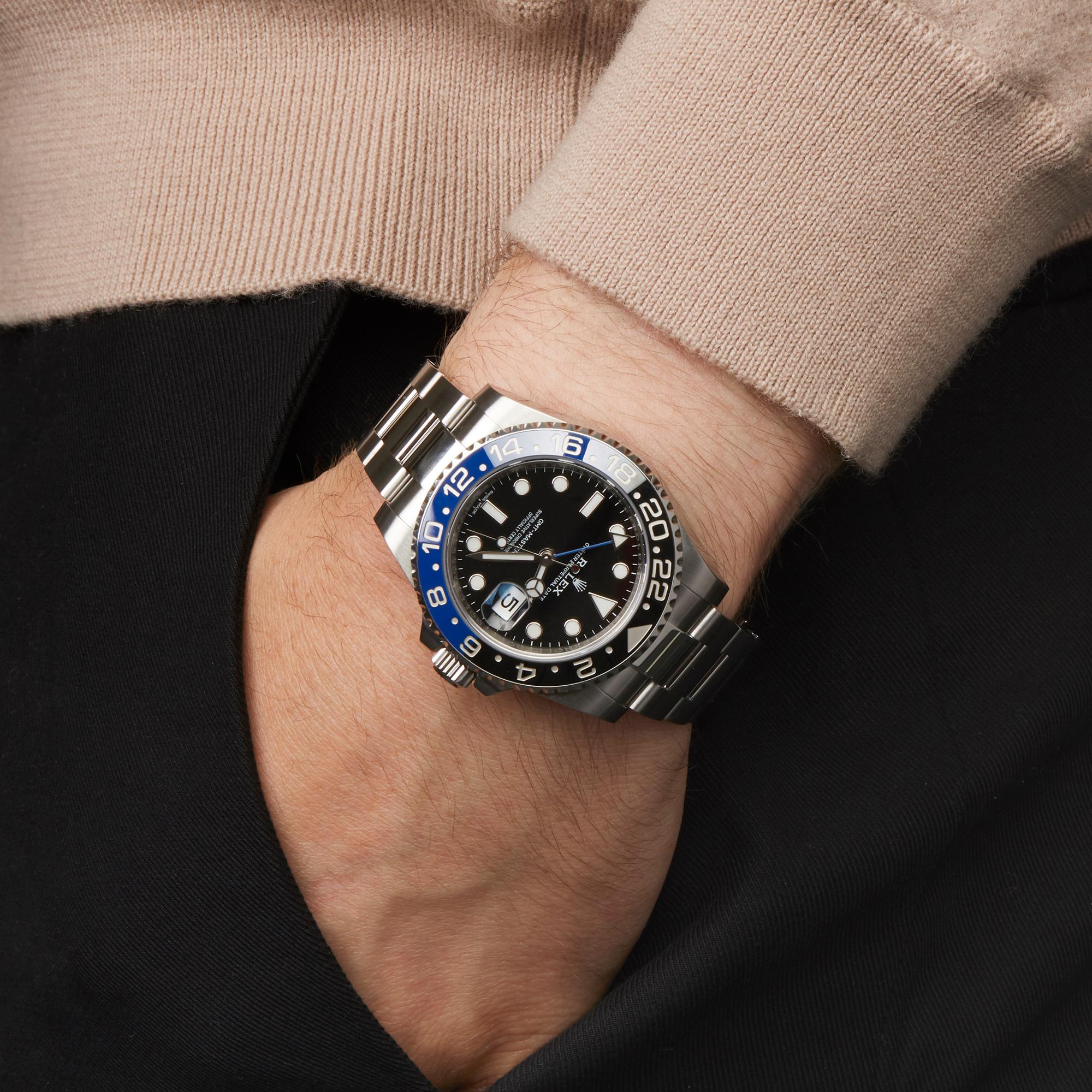 Rolex GMT Master II Batman Stainless Steel 116710BLNR Wristwatch 3
