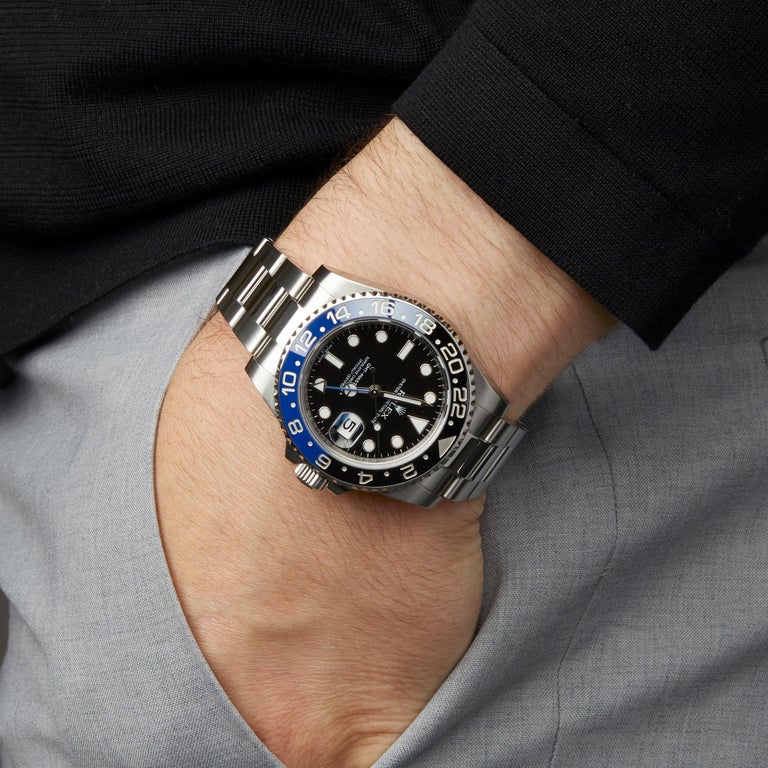 rolex gmt on wrist