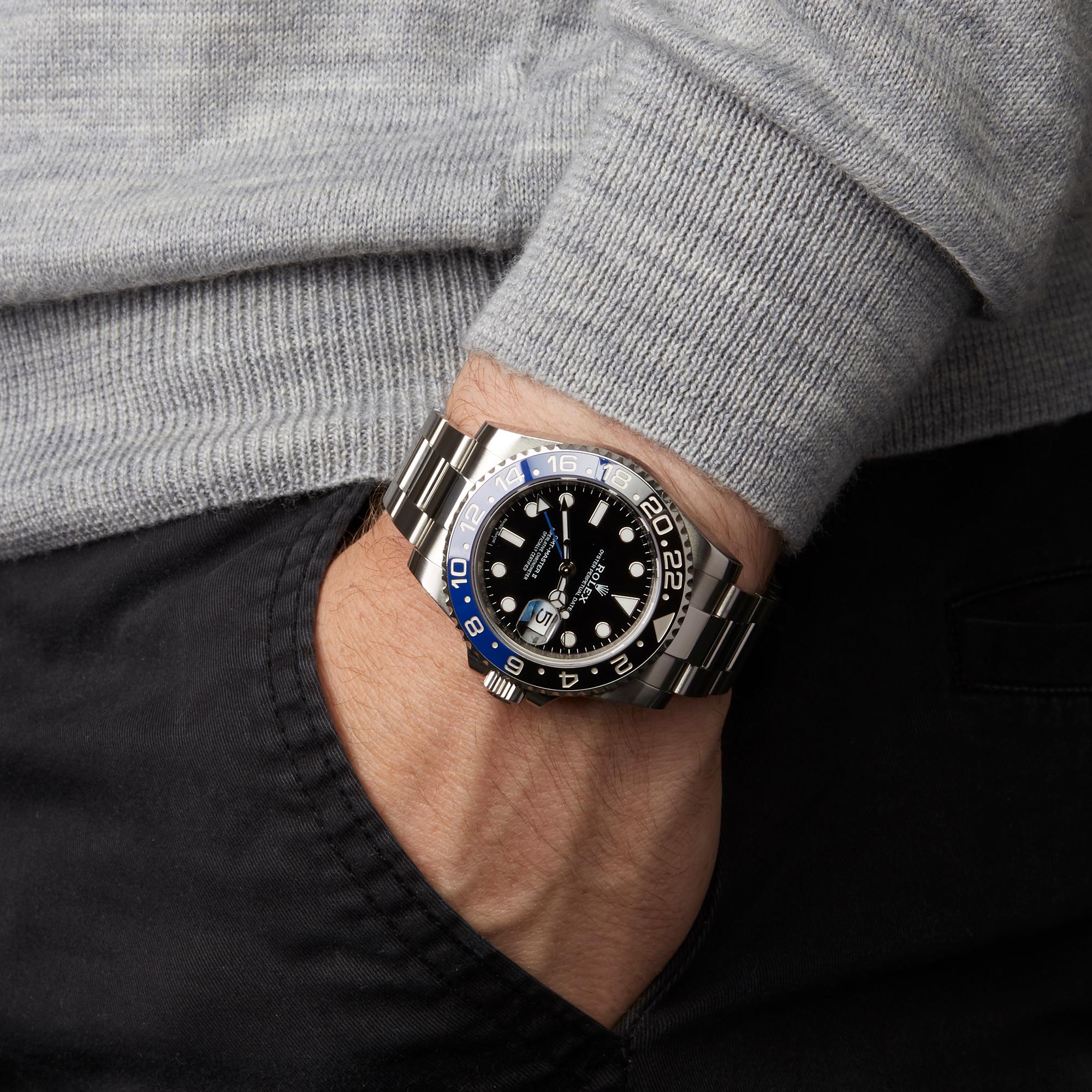 Rolex GMT Master II Batman Stainless Steel 116710BLNR Wristwatch 1