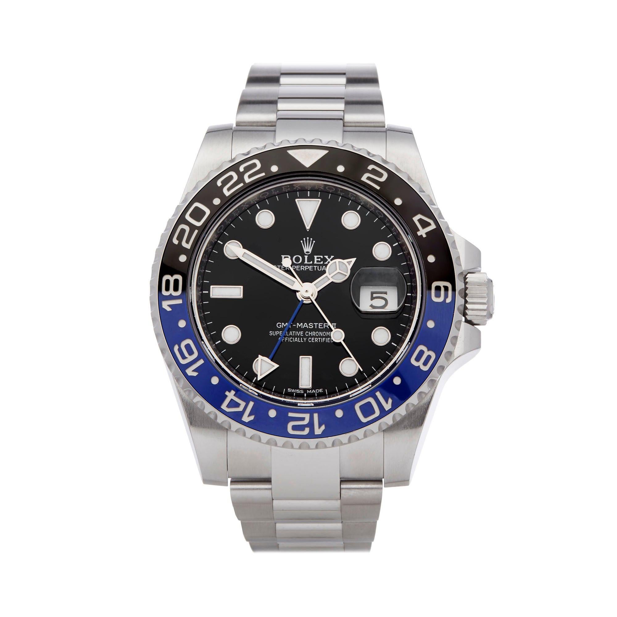 Rolex GMT-Master II Batman Stainless Steel 116710BLNR Wristwatch