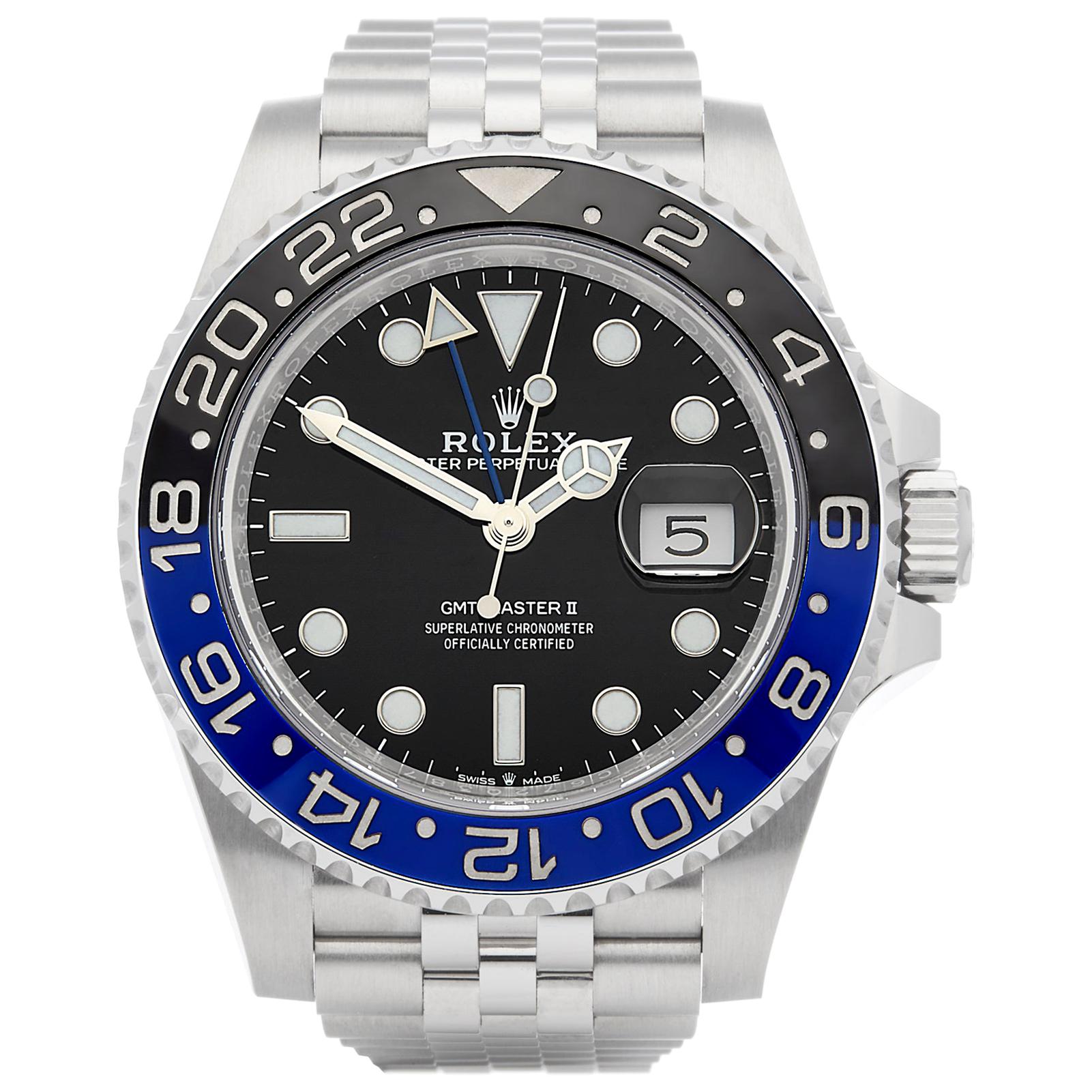 Rolex GMT-Master II Batman Stainless Steel 126710BLNR