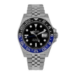 Used Rolex GMT Master II Batman Steel Jubilee Watch 126710BLNR