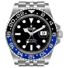 Rolex GMT Master II Black Blue Batman Jubilee Mens Watch 126710 Unworn