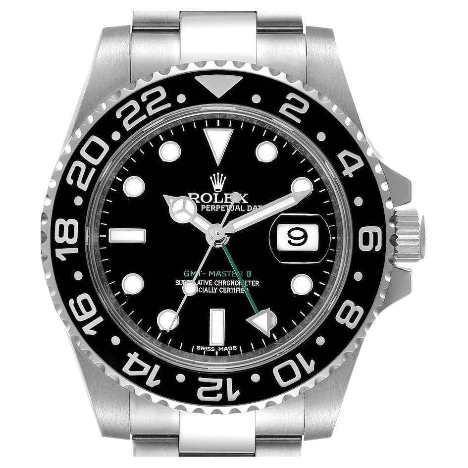Rolex GMT Master II Black Dial Bezel 