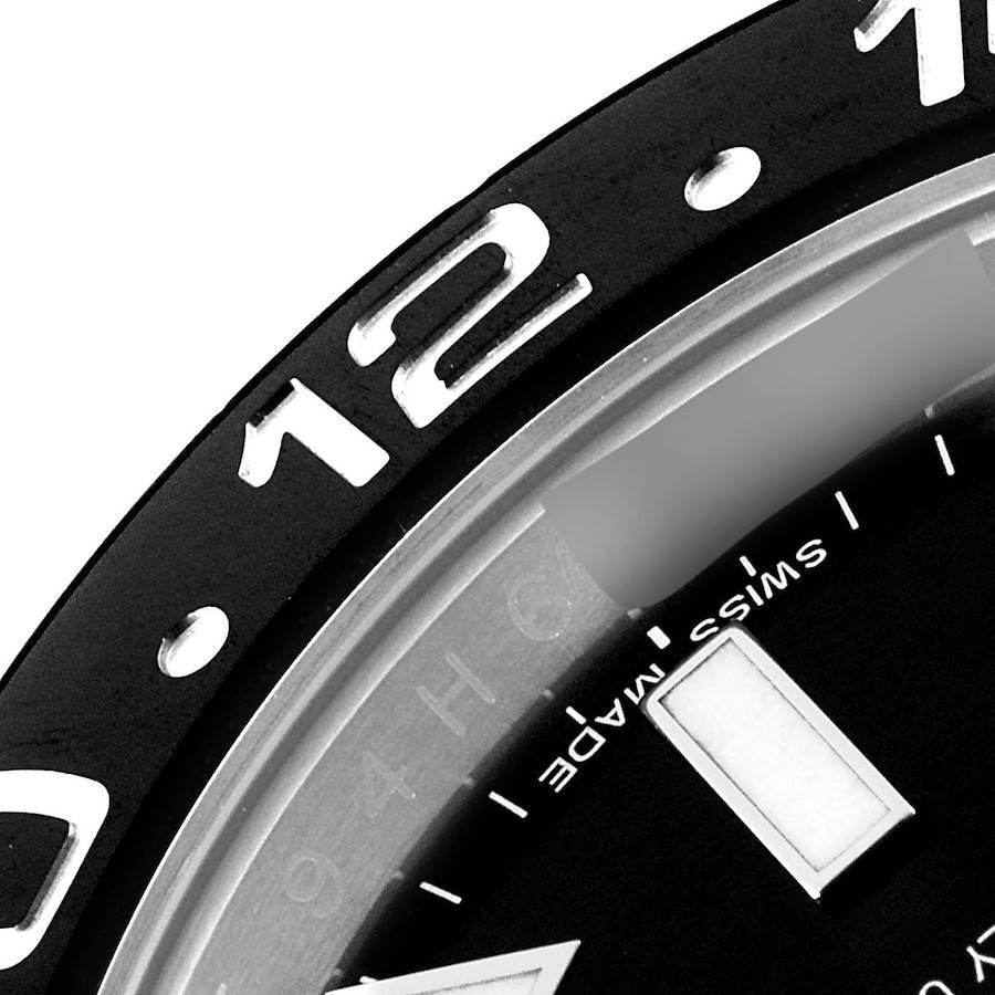 Rolex GMT Master II Black Dial Ceramic Bezel Steel Mens Watch 116710 Box Card 2