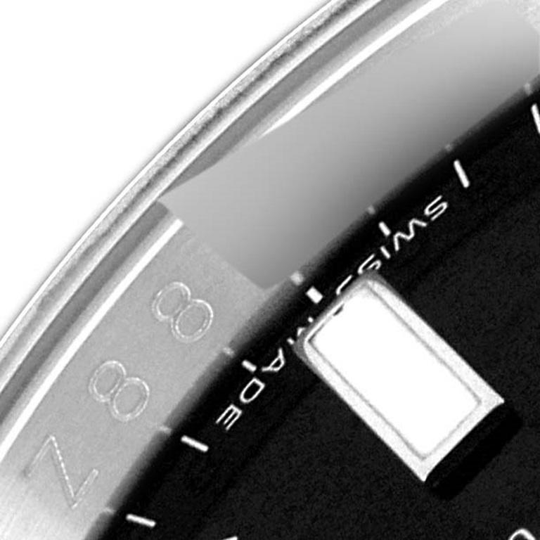 Men's Rolex GMT Master II Black Dial Ceramic Bezel Steel Mens Watch 116710