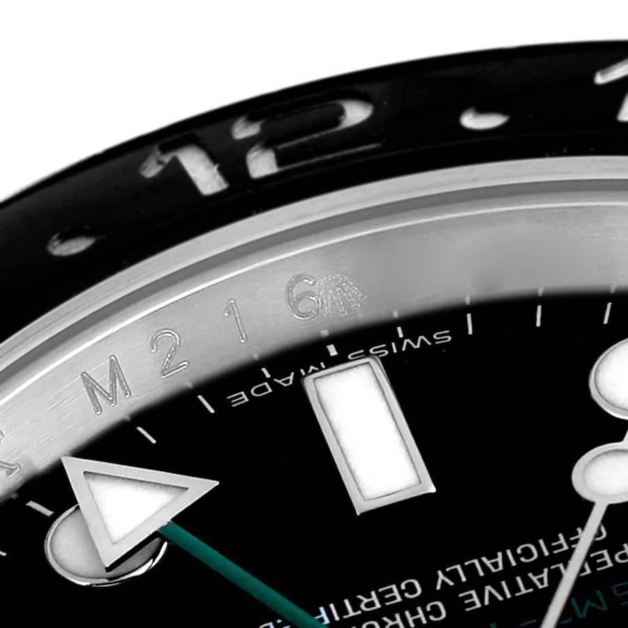 Rolex GMT Master II Quadrante Nero Lancetta Verde Acciaio Orologio Uomo 116710 Scheda Scatola In condizioni ottime a Atlanta, GA
