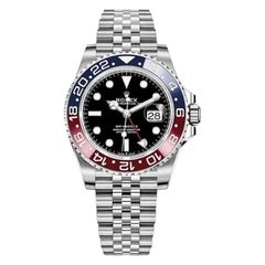 Rolex GMT Master II Black Dial Stainless Steel Men's Watch 126710blro-0001