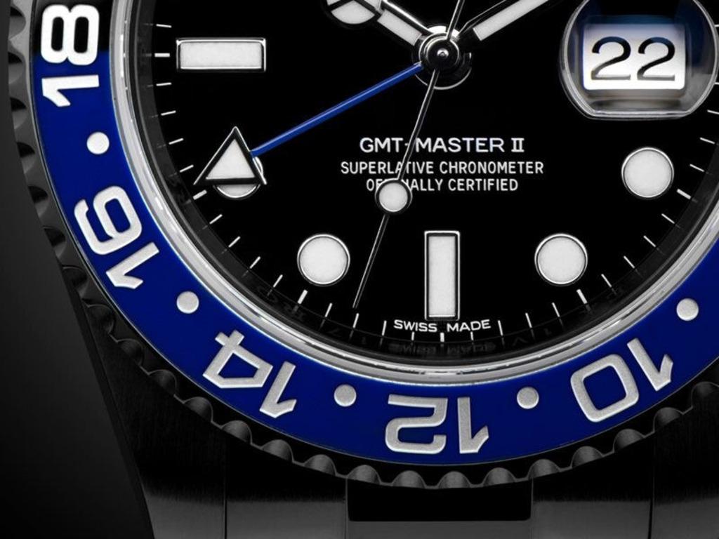 Rolex Montre GMT-Master II en acier inoxydable revêtu PVD/DLC noir 116710BLNR Pour hommes en vente