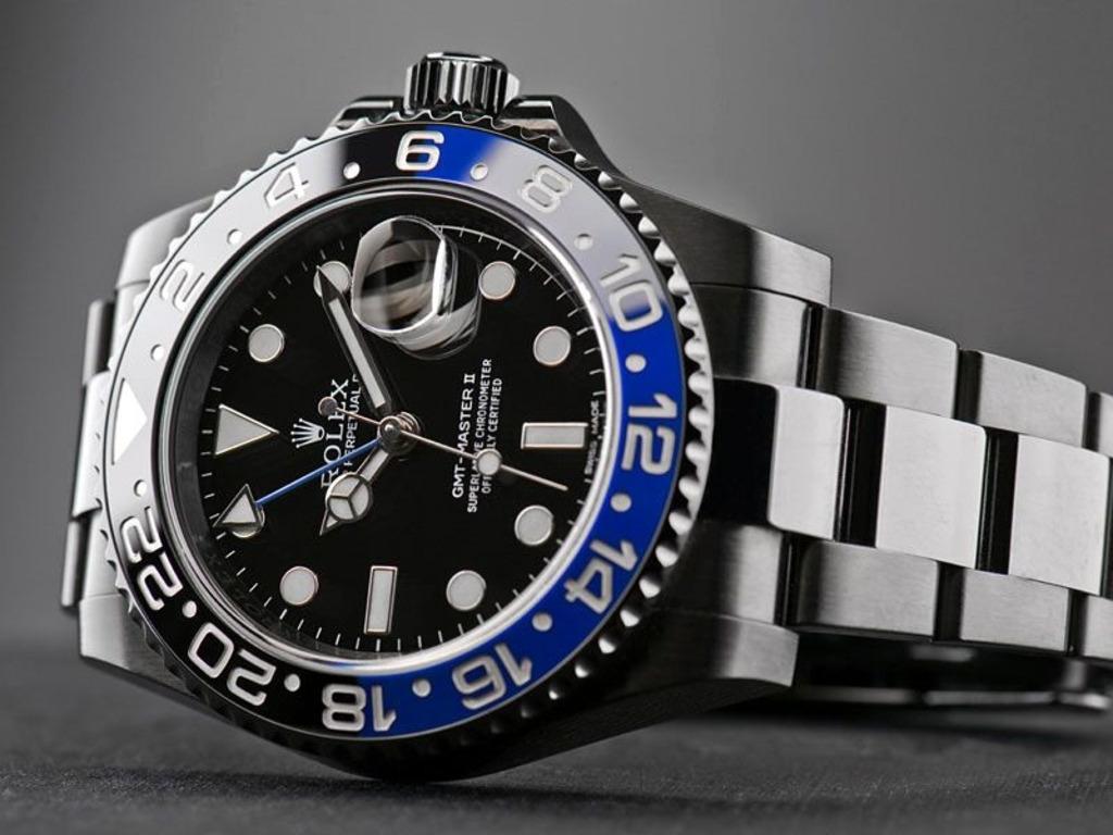 Men's Rolex GMT-Master II Black PVD/DLC Coated Stainless Steel Watch 116710BLNR For Sale