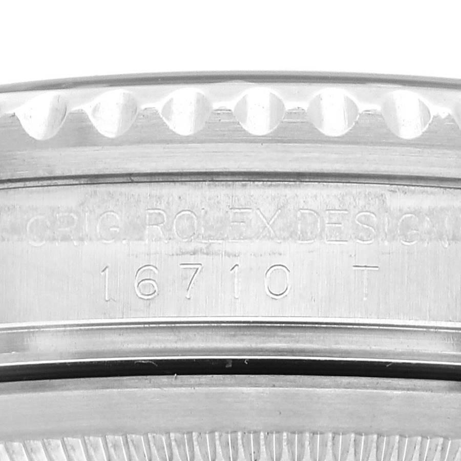 Rolex GMT Master II Black Red Coke Bezel Error Dial Steel Watch 16710 Box Papers 1