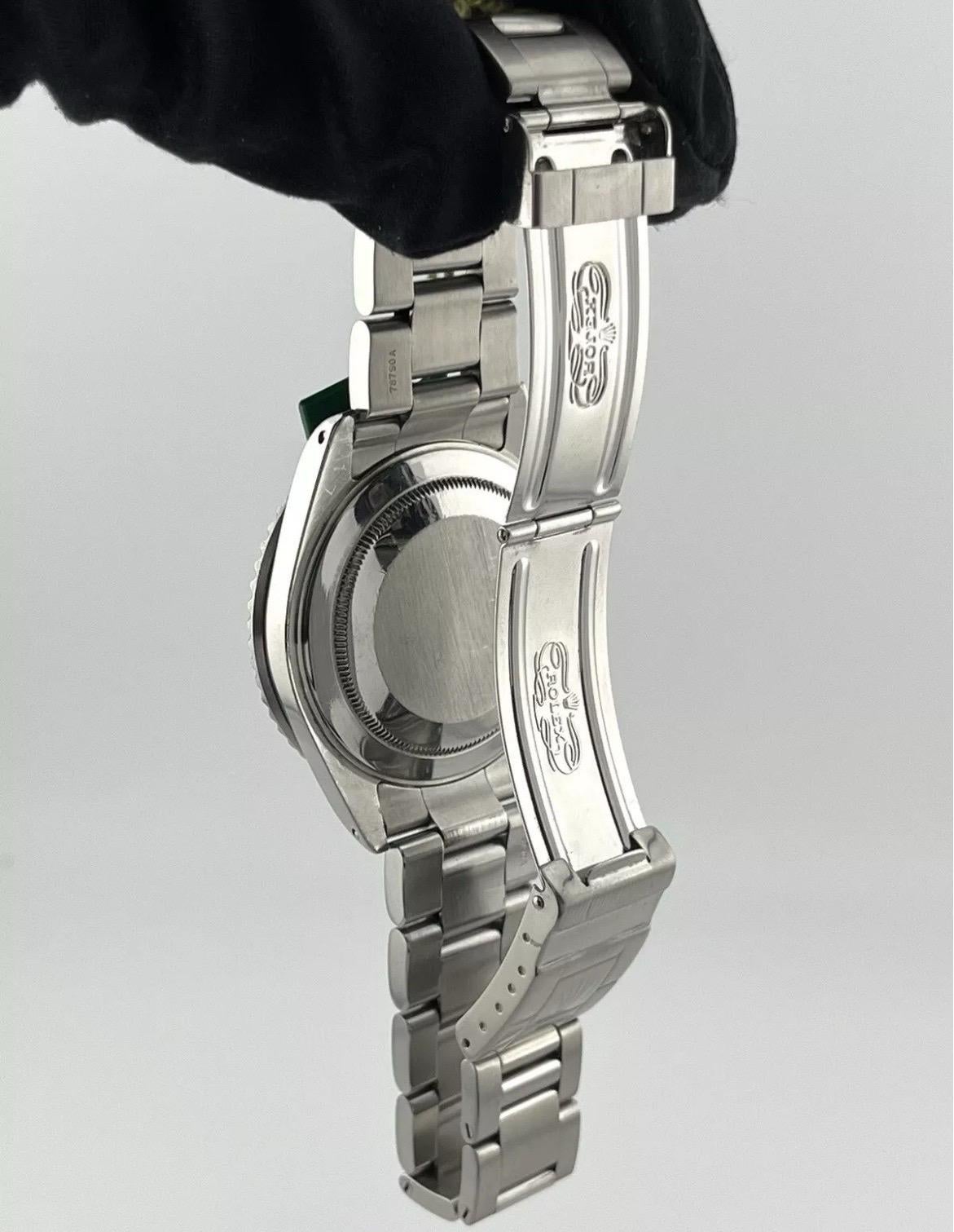 Montre Rolex GMT-Master II Black Red COKE Bezel Stainless Steel Black 40mm 16710 en vente 6