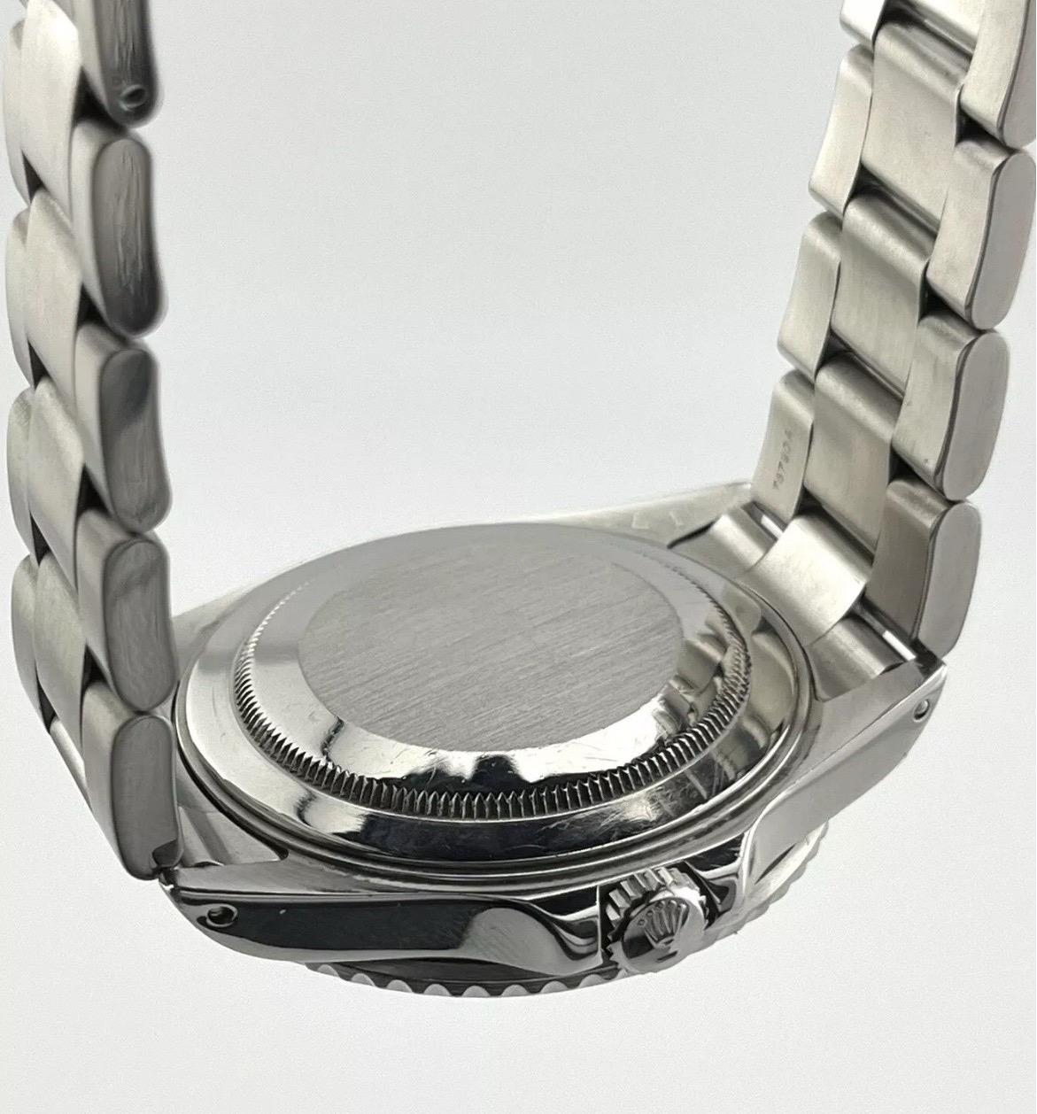 Montre Rolex GMT-Master II Black Red COKE Bezel Stainless Steel Black 40mm 16710 en vente 7