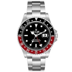 Rolex GMT Master II Nero Rosso Coca Cola Lunetta Acciaio Orologio Uomo 16710 Scatola Documenti