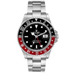 Rolex GMT Master II Nero Rosso Coca Cola Lunetta Acciaio Orologio Uomo 16710 Scatola Documenti