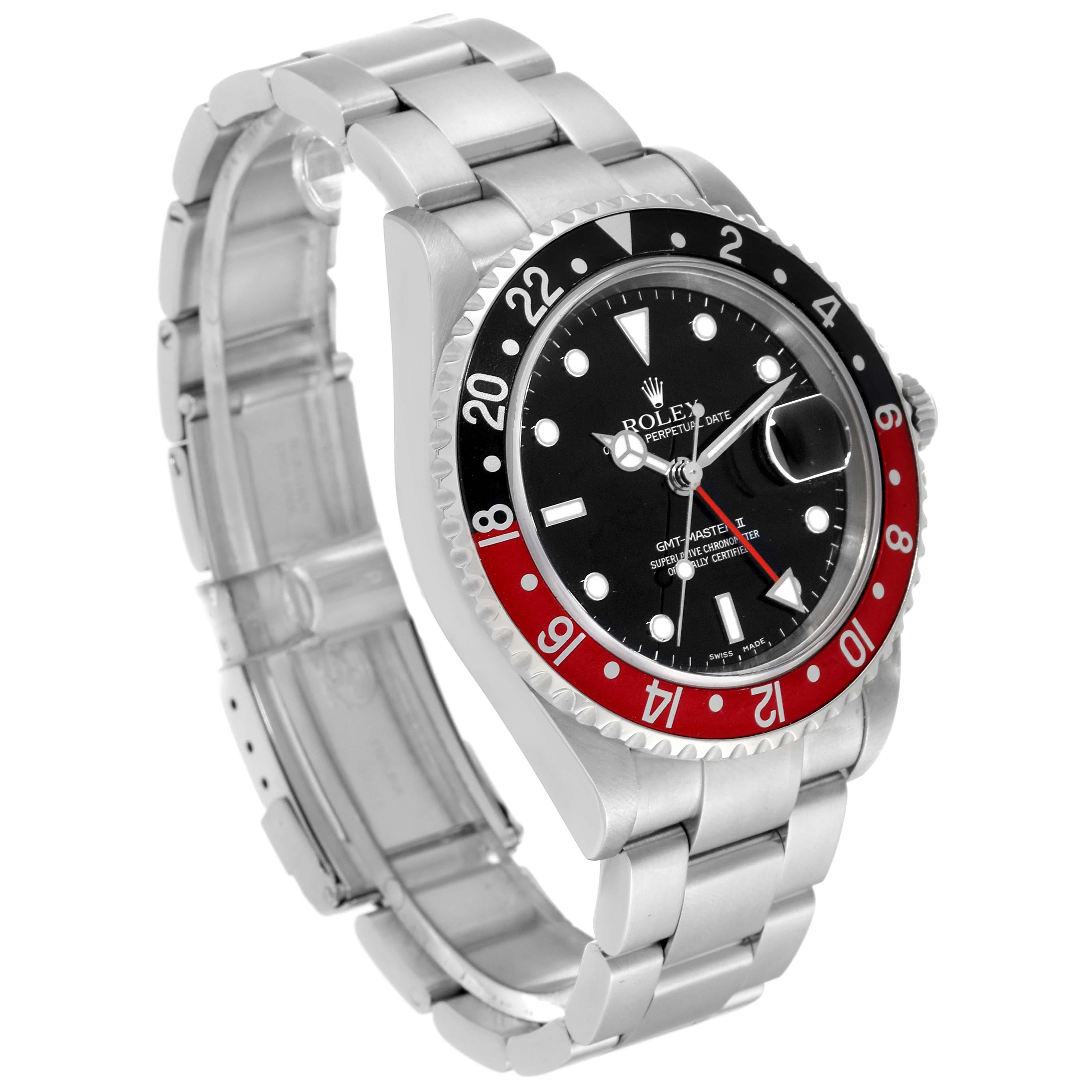 rolex gmt master 2 red and black