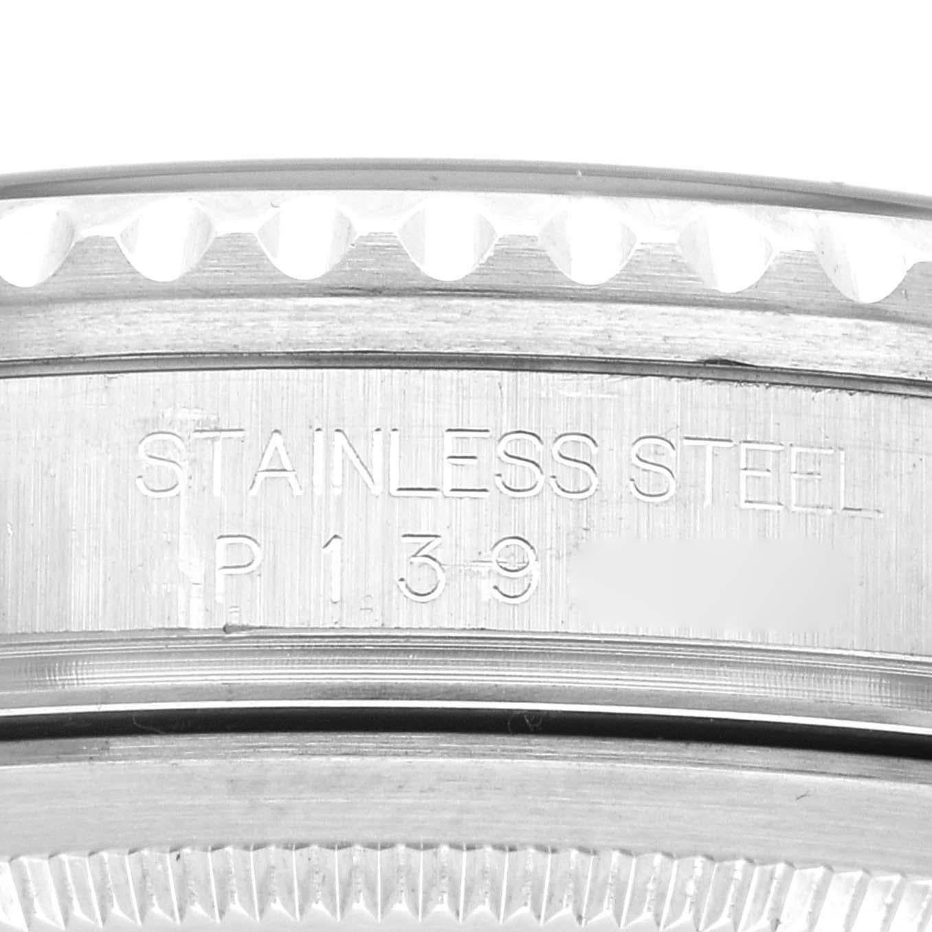 Men's Rolex GMT Master II Black Red Coke Bezel Steel Mens Watch 16710 Box Papers For Sale