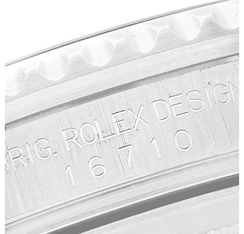 Rolex GMT Master II Stahl-Herrenuhr 16710 mit schwarzer und roter Coke-Lünette 3