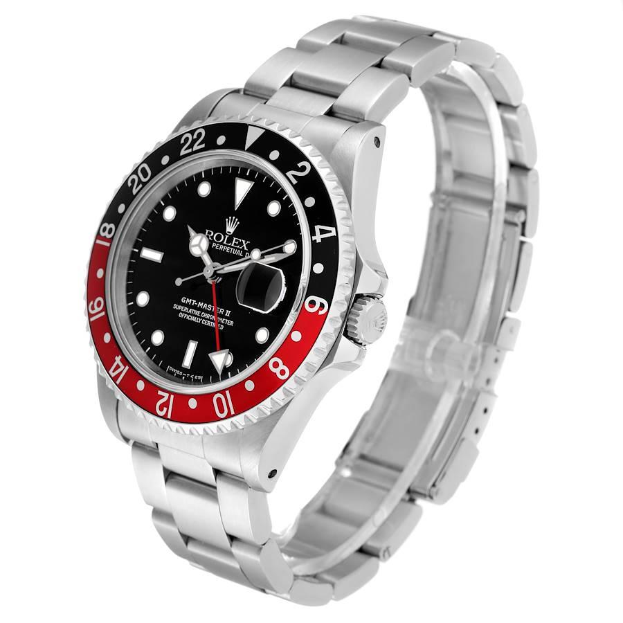rolex gmt master 2 black and red