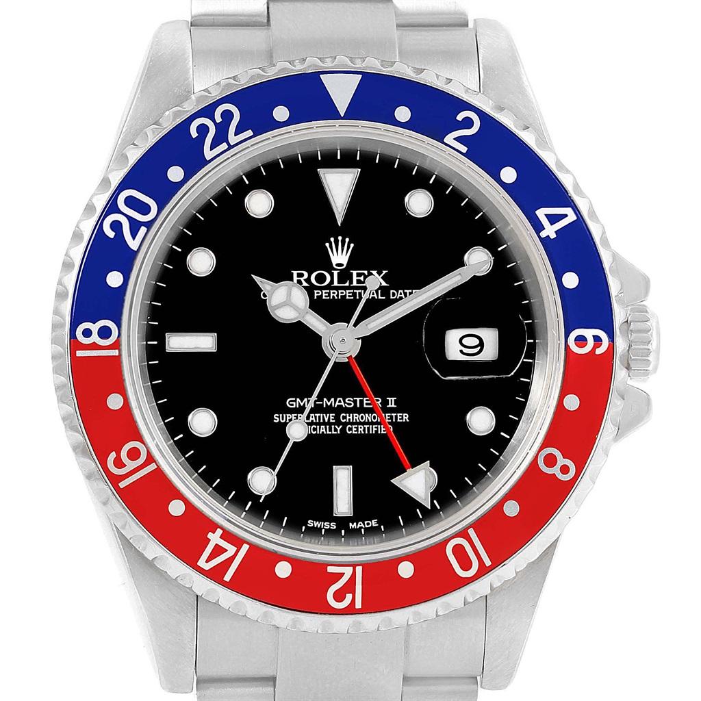 Rolex GMT Master II Blue Red Pepsi 