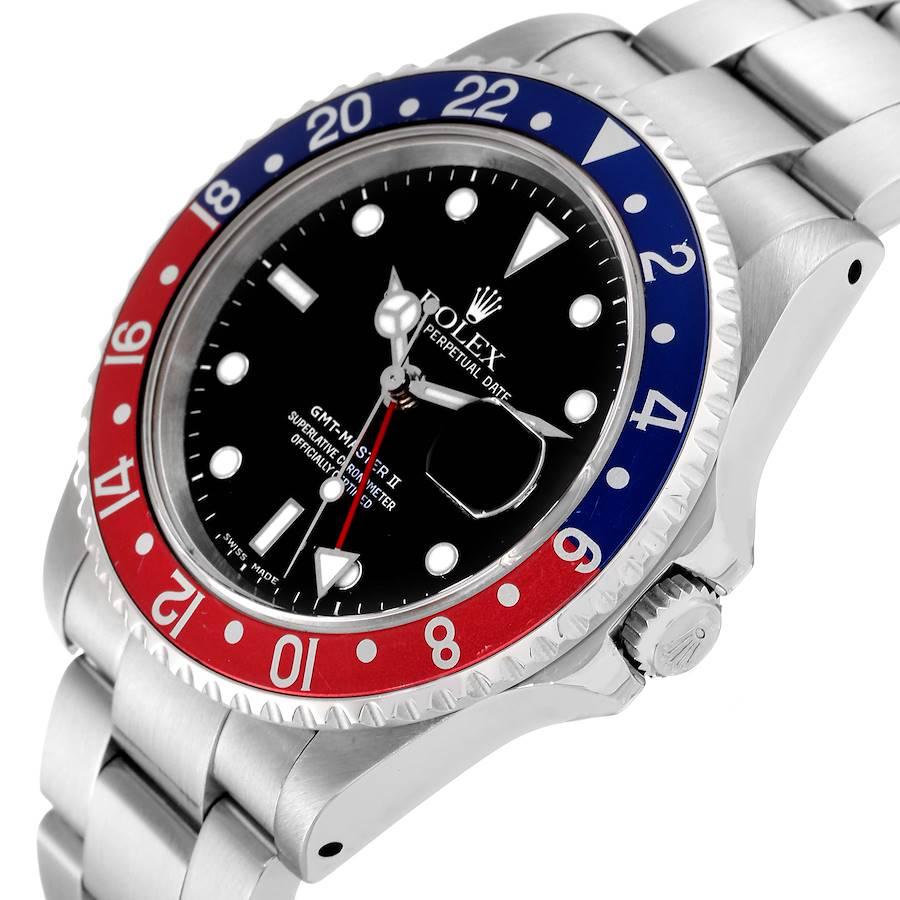 rolex watch with red and blue bezel