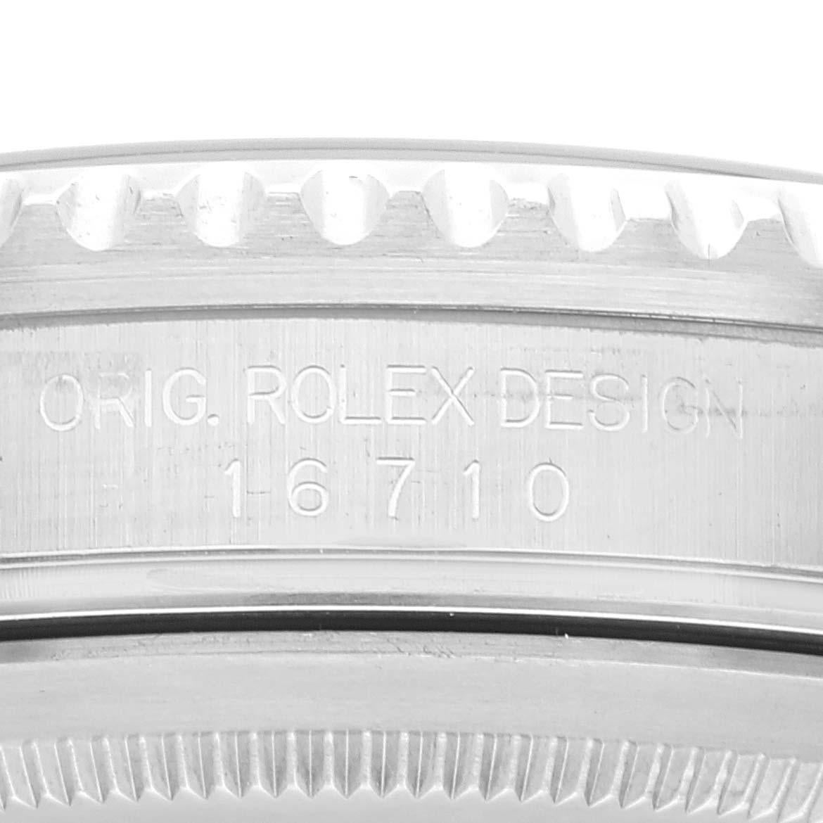 Rolex GMT Master II Blue Red Pepsi Bezel Steel Mens Watch 16710 2