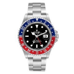 Rolex GMT Master II Blue Red Pepsi Error Dial Mens Watch 16710
