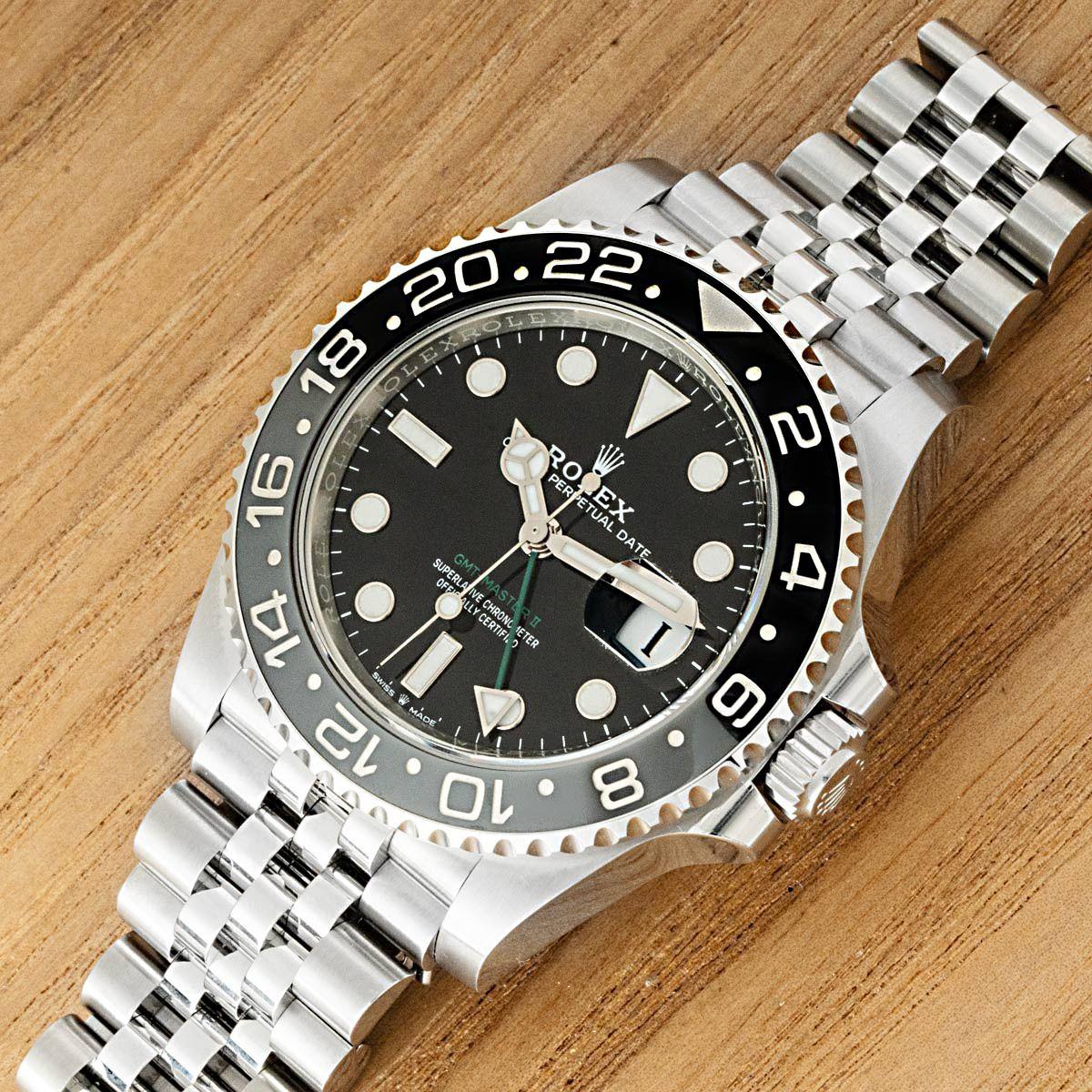 Rolex GMT-Master II Bruce Wayne 126710GRNR im Angebot 3