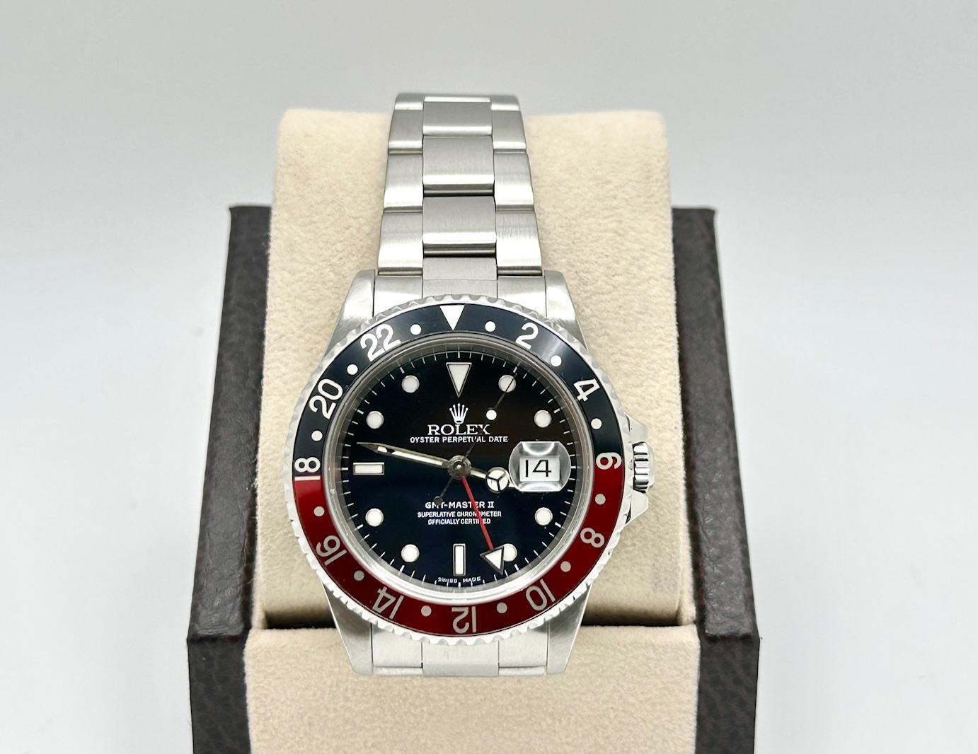Número de estilo: 16710



De serie: P836***



Año: 2000

 

Model: Rolex GMT Master II 