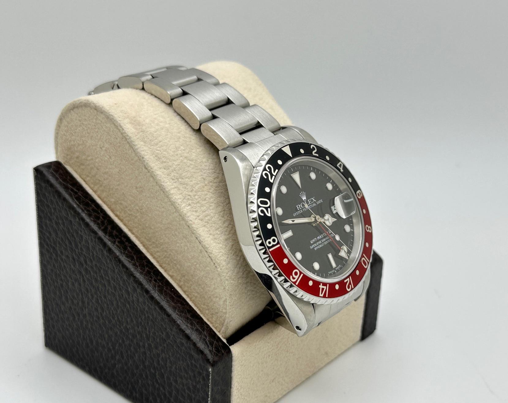 Rolex GMT-Master II Coke 16710 40mm Rojo Bisel Negro Acero inoxidable en Bueno estado para la venta en San Diego, CA