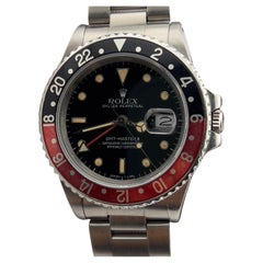 Rolex GMT Master II Coque Fat Lady 16760 Rojo Negro Acero Caja Papel