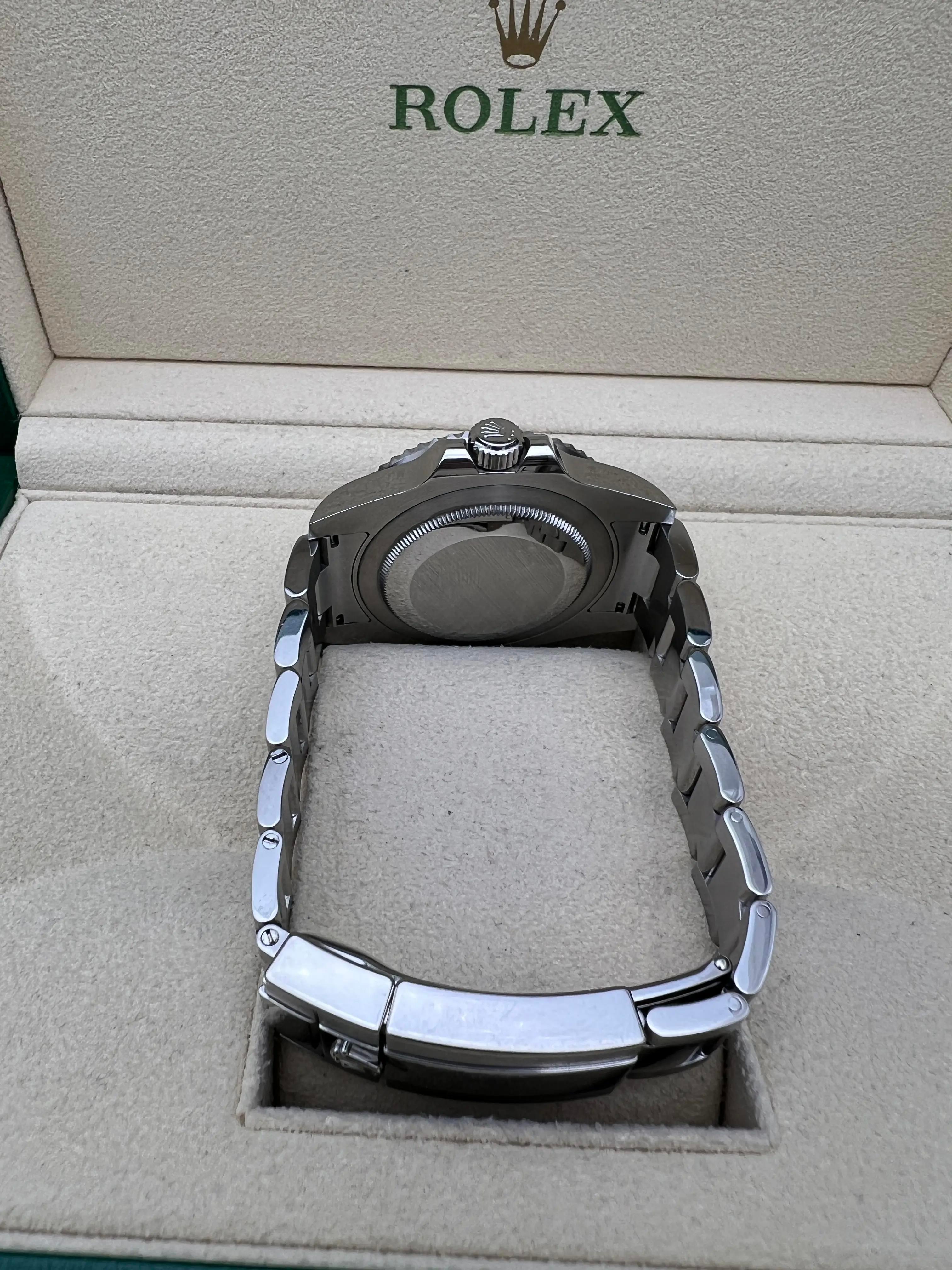 Rolex GMT Master II Custom Meteorit Pepsi 40mm 116710LN BLRO Superman Vollständiger Satz im Angebot 8