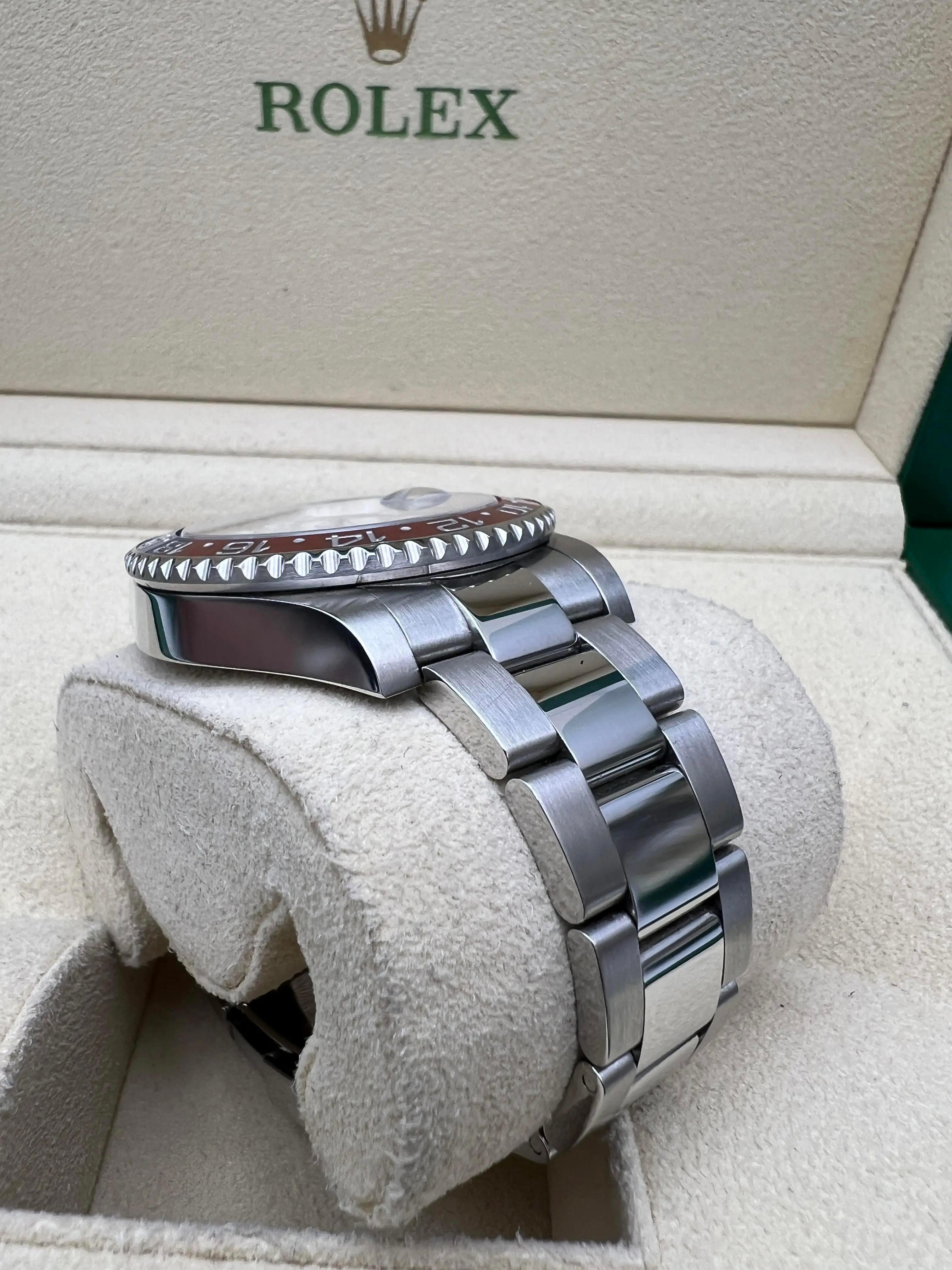 Rolex GMT Master II Custom Meteorit Pepsi 40mm 116710LN BLRO Superman Vollständiger Satz im Angebot 4