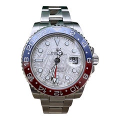 Rolex GMT Master II Custom Meteorite Pepsi 40mm 116710LN BLRO Superman Full Set