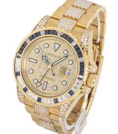 Rolex Gmt-Master II Diamond & Sapphire Set 116758SA