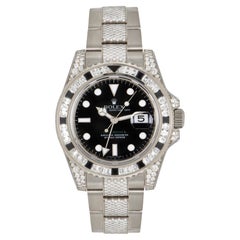 Rolex GMT-Master II Diamond & Sapphire Set Watch 116759SANR