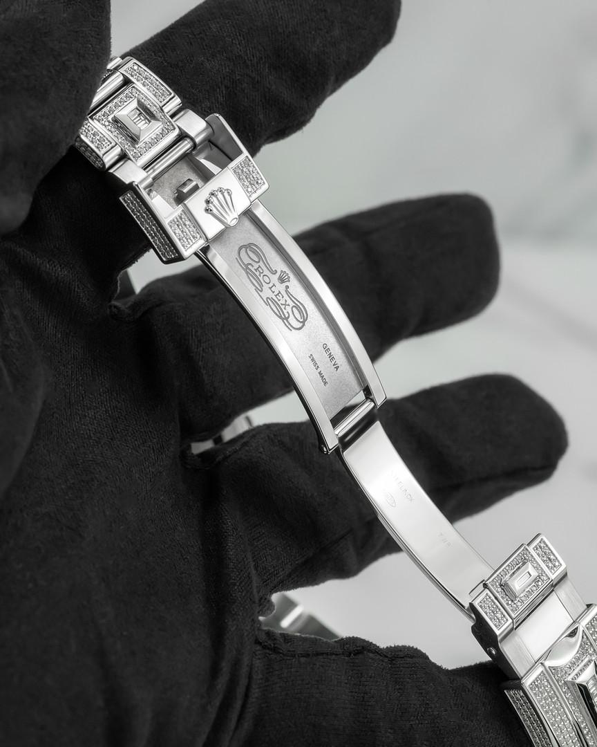 Rolex GMT-Master II Diamond Set in Stainless Steel 116710LN Wrist Watch For Sale 2