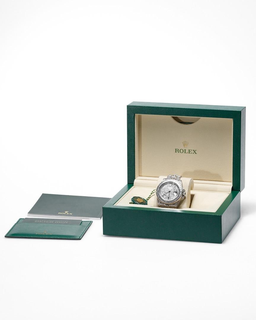 Rolex GMT-Master II Diamond Set in Stainless Steel 116710LN Wrist Watch For Sale 3