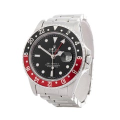 Rolex GMT Master II Fat Lady Coke Stainless Steel Men's 16760
