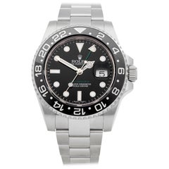 Used Rolex GMT Master II GMT Stainless Steel 116710LN Wristwatch