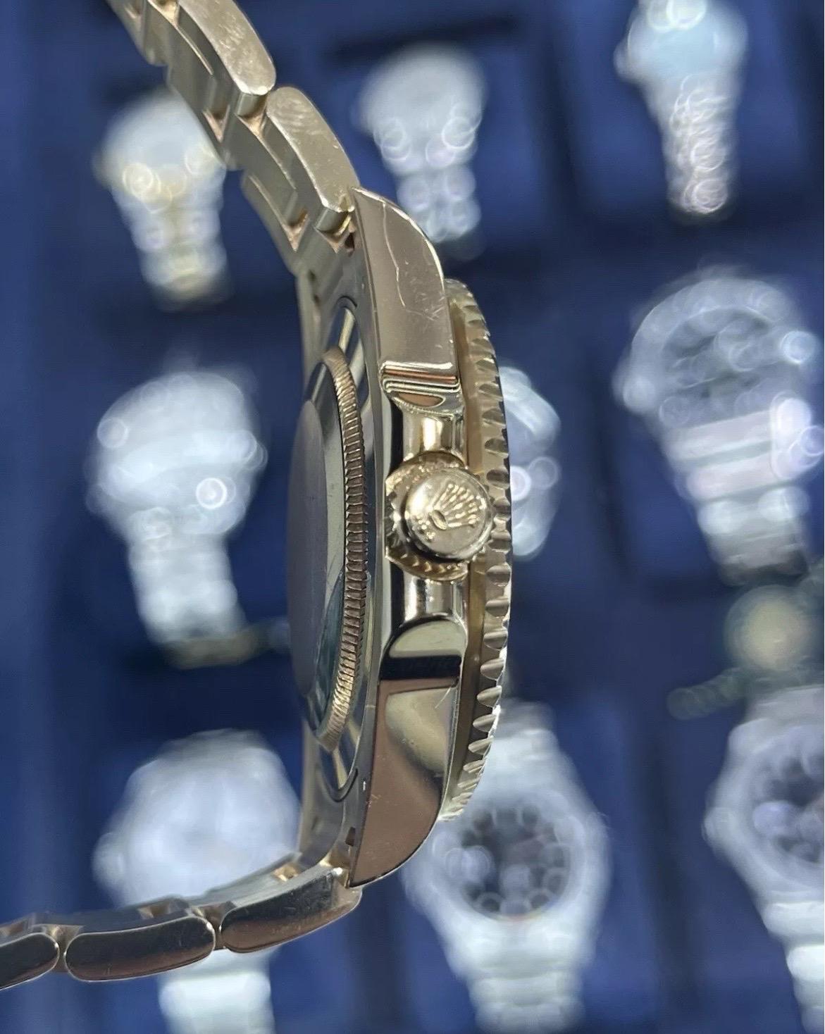 Rolex GMT-Master II Esfera VERDE Cerámica Negra Oro Amarillo 18K 40mm Oyster 116718 en venta 15
