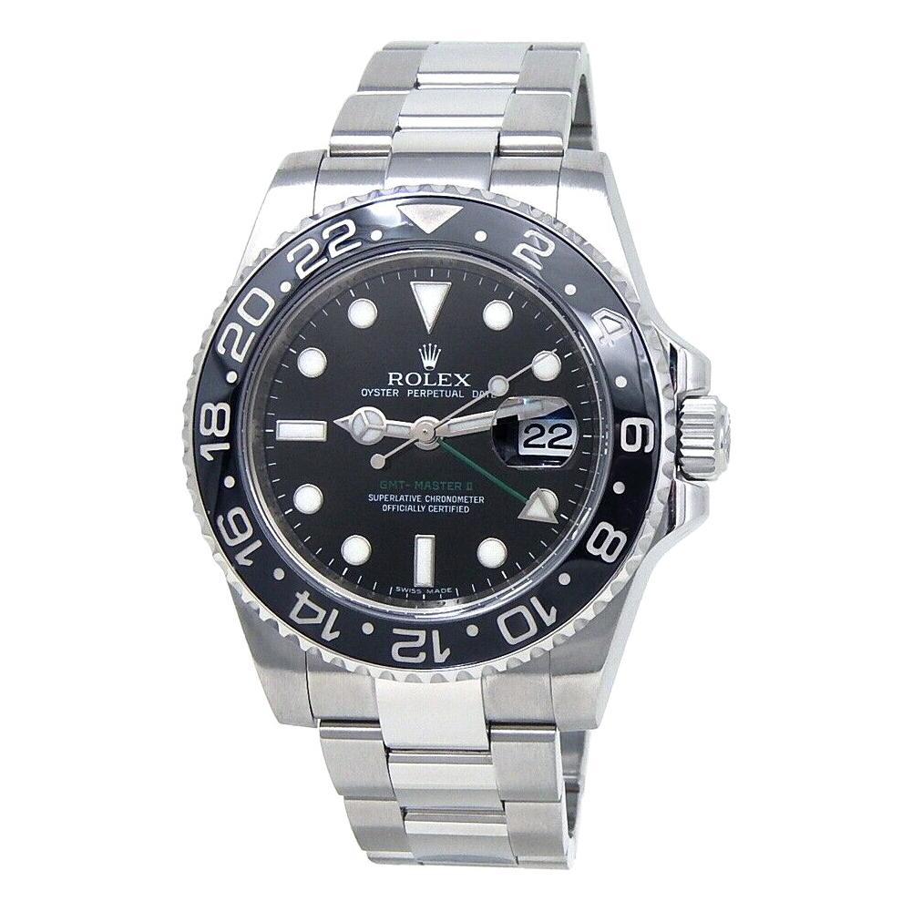 Rolex GMT-Master II 'M Serial' Stainless Steel Automatic Men's Watch 116710LN For Sale