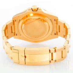 Rolex GMT-Master II Men's 18 Karat Yellow Gold Watch 116718