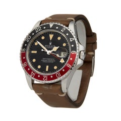 Rolex GMT Master II MKII Fat Lady Coke Stainless Steel 16760 Wristwatch
