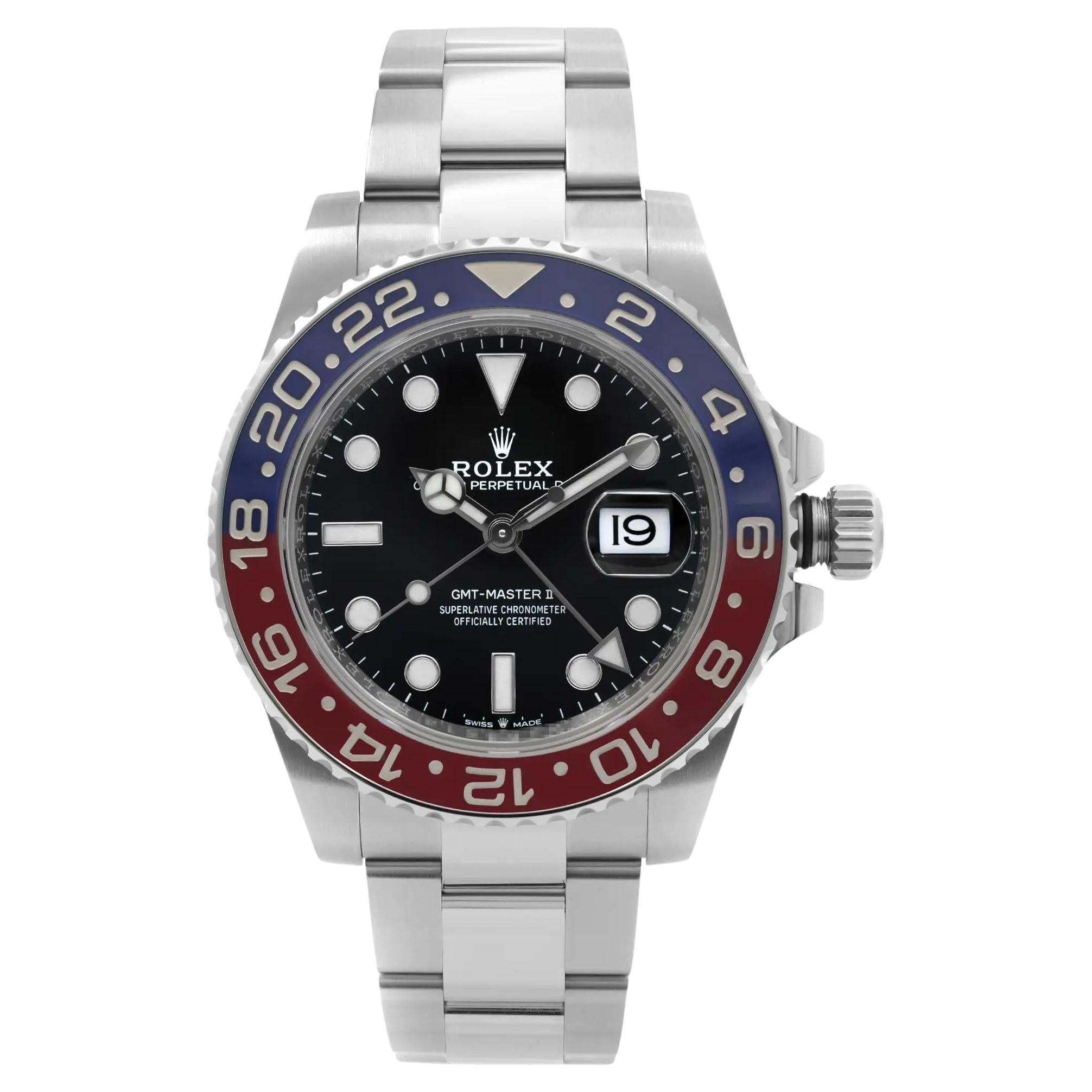 Rolex GMT Master II Pepsi 126710blro Unworn Watch 2022 B P For Sale 