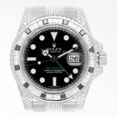 Rolex GMT-Master II Oystersteel Diamond and Gem Set 116710LN Wrist Watch
