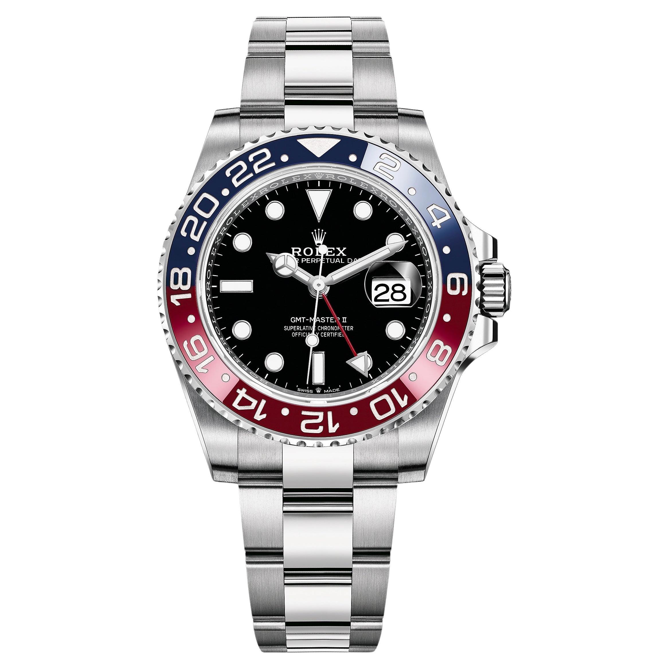 Rolex GMT-Master II, Pepsi 126710blro, Unworn Watch, 2022, B+P For Sale