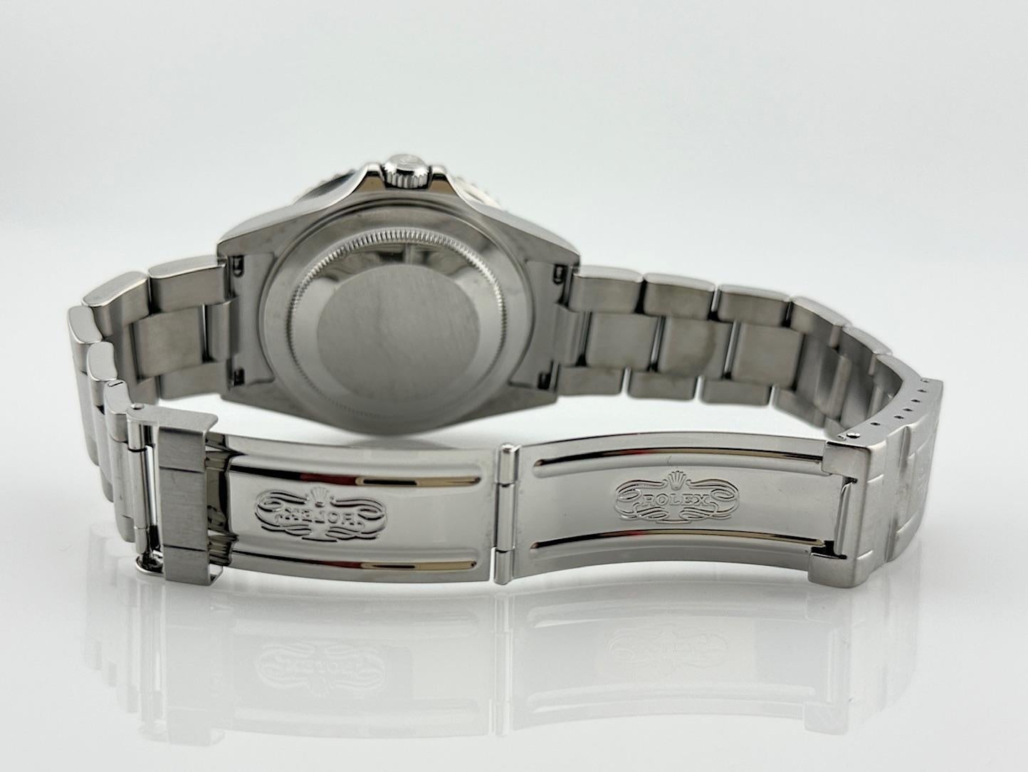 Rolex GMT Master II Pepsi 16710 40mm Bisel rojo y azul Caja de acero Papeles 2006 en venta 4